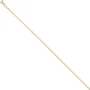 1,3mm Panzerkette Kette Halskette Collier aus 925 Silber gelbgold vergoldet 50cm