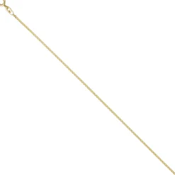 1,3mm Panzerkette Kette Halskette Collier aus 925 Silber gelbgold vergoldet 50cm