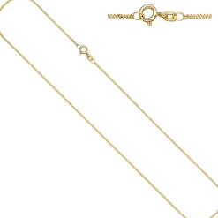 1,3mm Panzerkette Kette Halskette Collier aus 925 Silber gelbgold vergoldet 50cm