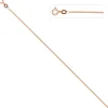 1,3mm Panzerkette Kette Halskette Collier aus 925 Silber rotgold vergoldet 50cm