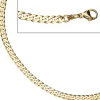 4,9mm Panzerkette Kette Halskette Halsschmuck 333 Gold Gelbgold 50cm