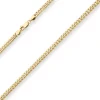 4,7mm Panzerkette oval diamantiert Collier Halskette aus 585 Gold Gelbgold 55cm
