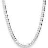 6mm Panzerkette Silberkette Collier Halskette aus 925 Silber 50cm