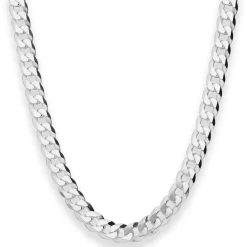 7,8mm Panzerkette Silberkette Collier Halskette aus 925 Silber 55cm