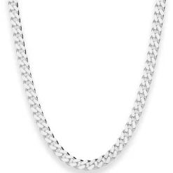 6mm Panzerkette Silberkette Collier Halskette aus 925 Silber 60cm