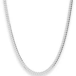 3,6mm Panzerkette Silberkette Collier Halskette aus 925 Silber 50cm