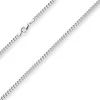 3,3mm Panzerkette Silberkette Collier Halskette aus 925 Silber 42cm