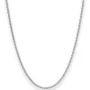 2,1mm Panzerkette Silberkette Collier Halskette aus 925 Silber rhodiniert 36cm