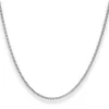 1,7mm Panzerkette Silberkette Collier Halskette aus 925 Silber rhodiniert 45cm