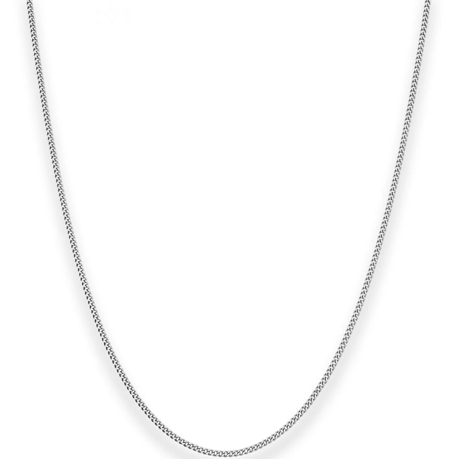 1,4mm Panzerkette Silberkette Collier Halskette aus 925 Silber rhodiniert 80cm