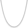 1,6mm Panzerkette Silberkette Collier Halskette aus 925 Silber rhodiniert 80cm