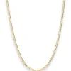 1,6mm Panzerkette weit Collier Halskette aus 333 Gold Gelbgold 40cm