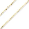 4,9mm Panzerkette weit Goldkette Collier Halskette aus 333 Gold Gelbgold 55cm