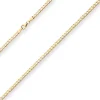 3,3mm Panzerkette weit Goldkette Collier Halskette aus 585 Gold Gelbgold 45cm