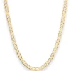 4,9mm Panzerkette weit Goldkette Collier Halskette aus 333 Gold Gelbgold 60cm