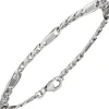 5,2mm Panzersteg-Armband Armkette Armschmuck aus 925 Silber 21cm