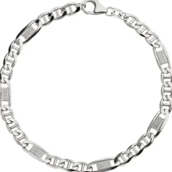 5,2mm Panzersteg-Armband Armkette Armschmuck aus 925 Silber 19cm