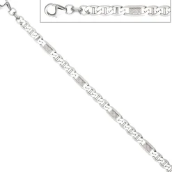 5,2mm Panzersteg-Armband Armkette Armschmuck aus 925 Silber 19cm