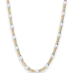 3,1mm Panzerstegkette Collier Halskette aus 585 Gold Gelbgold 50cm