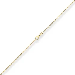 1,5mm Panzerstegkette Goldkette Collier Halskette aus 333 Gold Gelbgold 42cm
