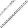 8,4mm Panzerstegkette Silberkette Collier Halskette aus 925 Silber 55cm