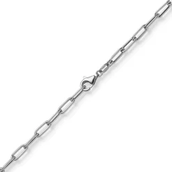 3,5mm Paper Clip Anker weit Kette Collier Halskette aus 585 Gold Weißgold 70cm