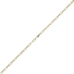 4,5mm Paper Clip Kette Collier aus 585 Gold Gelbgold 50cm Halskette Halsschmuck