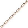 8mm Paper Clip Kette Halskette Collier aus 585 Gold Rotgold 45cm