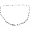 6,4mm Paper-Clip Kette Halskette Halsschmuck aus Edelstahl 47cm