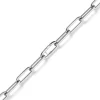 12mm Paper Clip Weit-Anker Kette Collier Halskette aus 585 Gold Weißgold 60cm