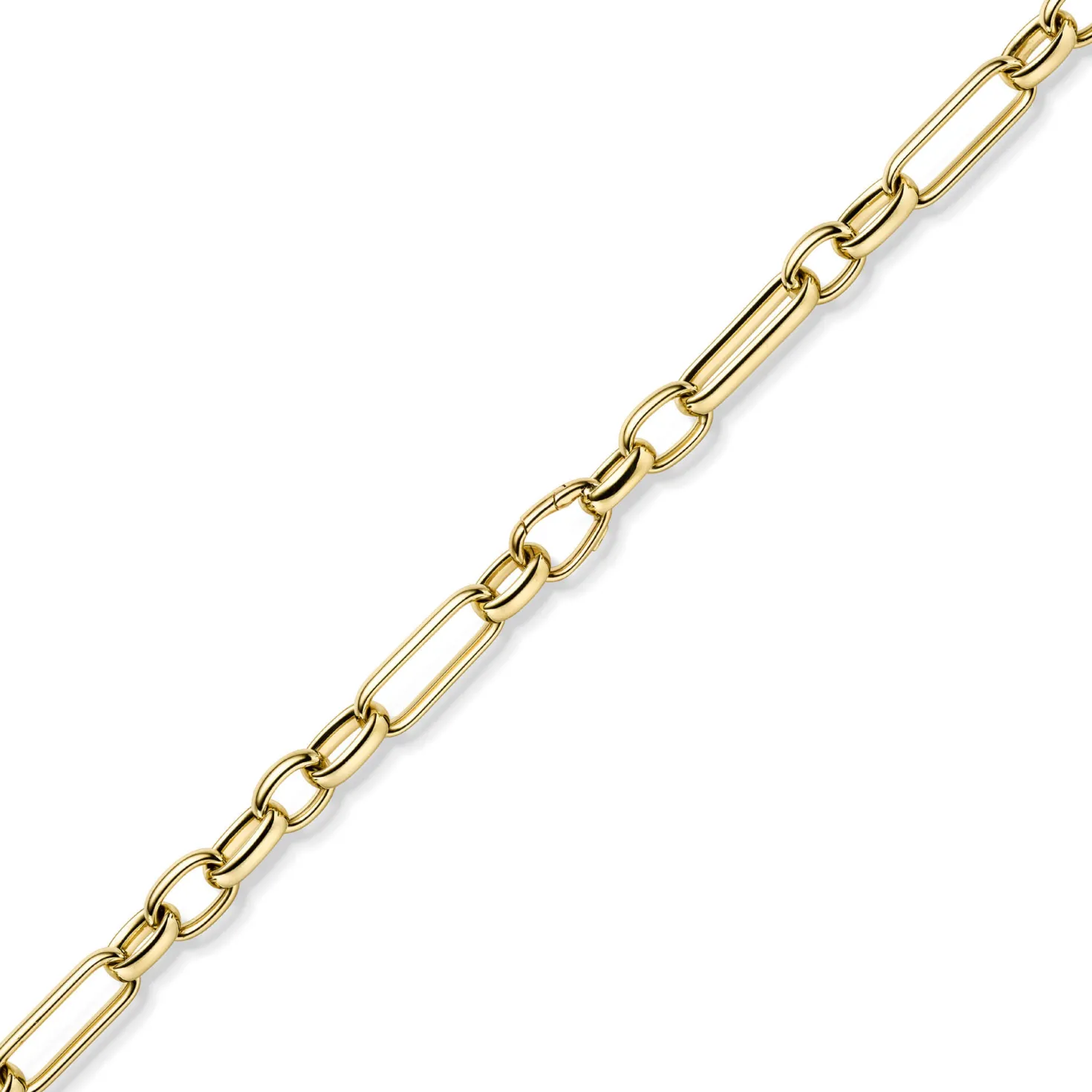11mm Phantasie Armband Armkette Armschmuck aus 585 Gold Gelbgold 20cm