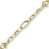 16mm Phantasie-Armband Armkette aus 585 Gold Gelbgold 21cm