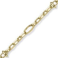 16mm Phantasie-Armband Armkette aus 585 Gold Gelbgold 21cm