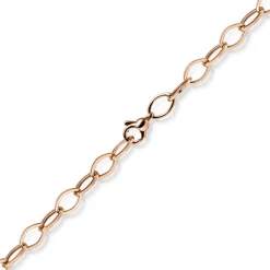 7mm Phantasie Armband Armkette aus 585 Gold Rotgold glänzend 19cm