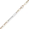 5mm Phantasie Armband Armkette aus 585 Gold Weißgold Rotgold vierkant 21cm
