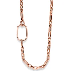 8mm Phantasie Halskette Collier mit Dekoelement 28x49mm 585 Gold Rotgold 55cm