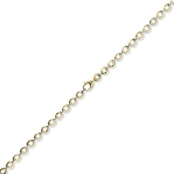 6,5mm Phantasie-Kette Collier 585 Gold Gelbgold Weißgold bicolor 50cm glänzend