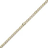 8mm Phantasiekette Collier Halskette Halsschmuck 585 Gold Gelbgold glänzend 45cm