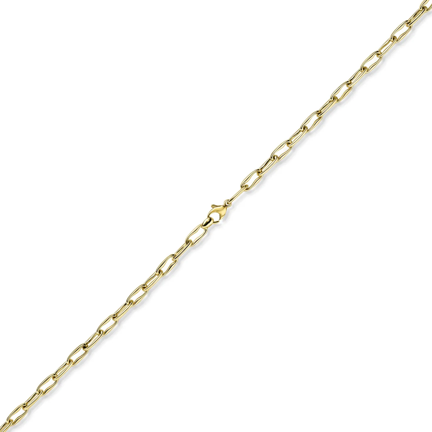 5mm Phantasiekette Halskette Collier aus 585 Gold Gelbgold 45cm