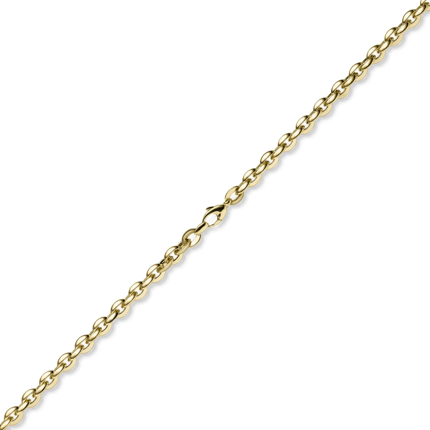 8mm Phantasiekette Halskette Collier aus 585 Gold Gelbgold 45cm Halsschmuck