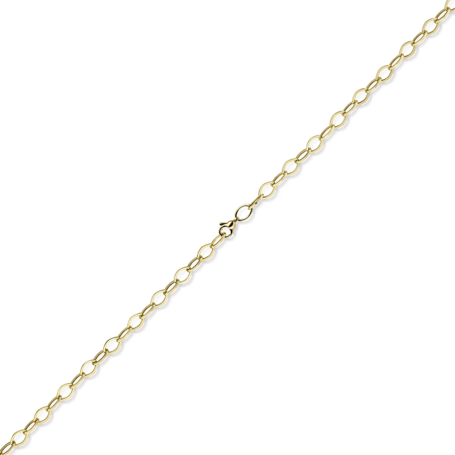7mm Phantasie-Kette Halskette Collier aus 585 Gold Gelbgold glänzend 45cm