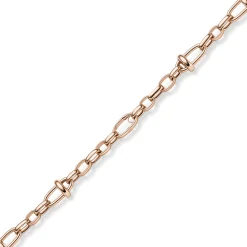 19,5mm Phantasie-Kette Halskette Collier aus 585 Gold Rotgold 55cm