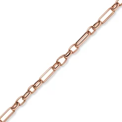 11mm Phantasie Kette Halskette Collier aus 585 Gold Rotgold 50cm