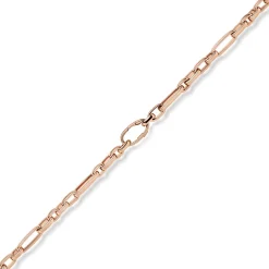 8mm Phantasie-Kette Halskette Collier aus 585 Gold Rotgold glänzend 50cm