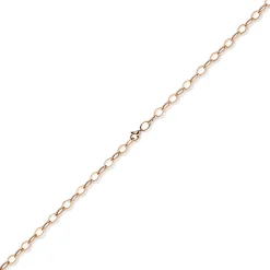 7mm Phantasie-Kette Halskette Collier aus 585 Gold Rotgold glänzend 45cm