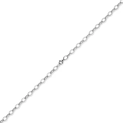 7mm Phantasie-Kette Halskette Collier aus 585 Gold Weißgold glänzend 50cm