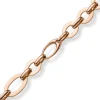 18,5mm Phantasie-Kette Halskette ovale Kettenglieder 585 Gold Rotgold 50cm