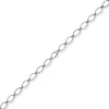 12,5mm Phantasie-Kette Halskette ovale Kettenglieder 585 Gold Weißgold 50cm