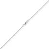 1,5mm Rund-Ankerkette aus 585 Gold Weißgold Kette Collier Halskette, 70cm