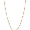 1,1mm Rund-Ankerkette Collier Halskette aus 375 Gold Gelbgold 36cm